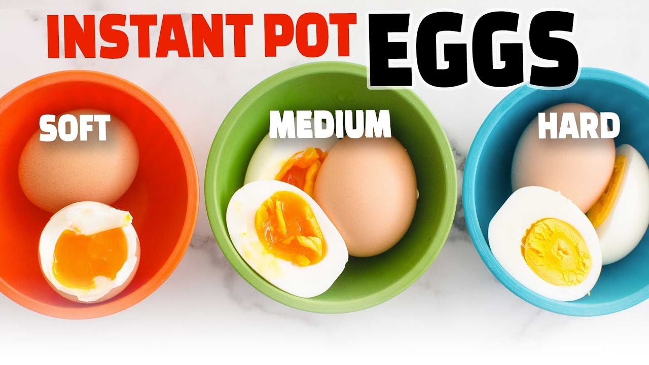 EASIEST Instant Pot Eggs | Soft, Medium and Hard Boiled