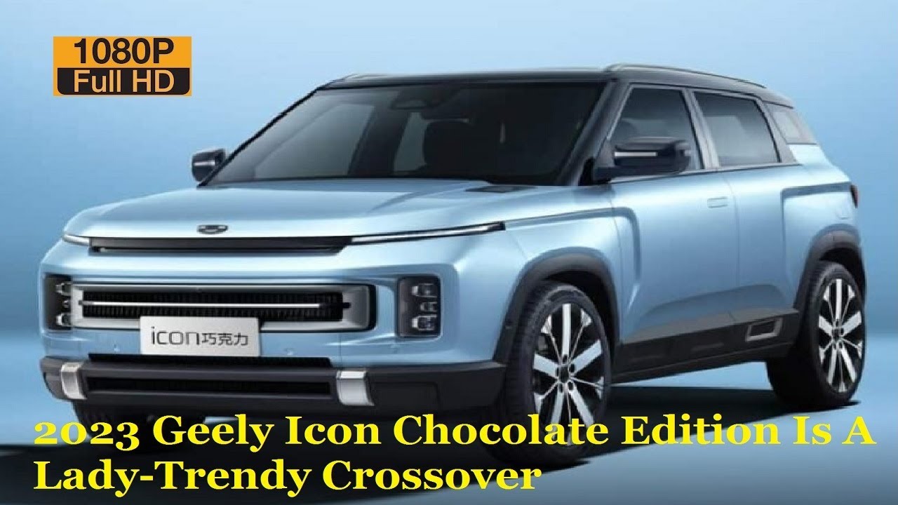 New Geely ICON Chocolate 2023 in-depth Walkaround | Stylish Crossover Design Specs and Features