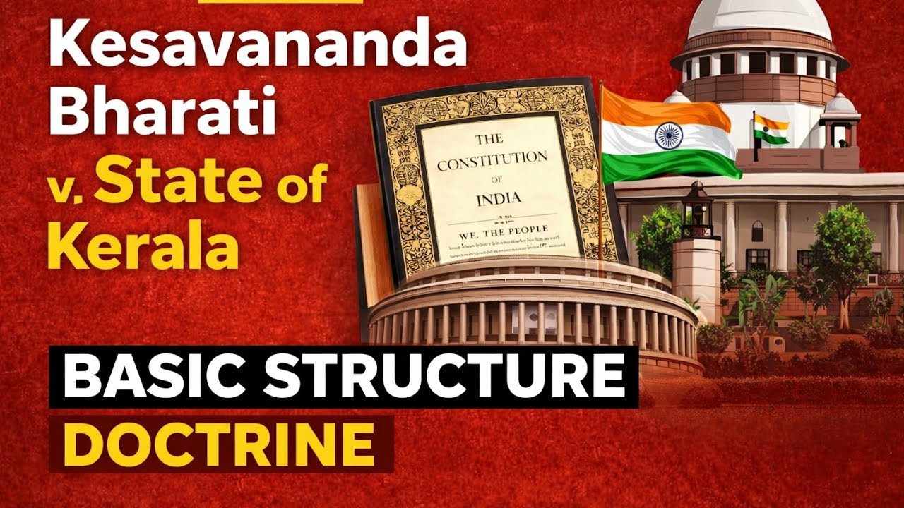  Kesavananda Bharati Case 1973 | Basic Structure Doctrine Explained ⚖️