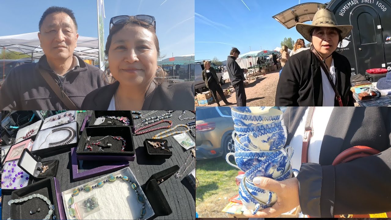 Rommel Markt || Flea Market || Terhagen || #tibetanvlogger #tibetanyoutuber #fleamarket