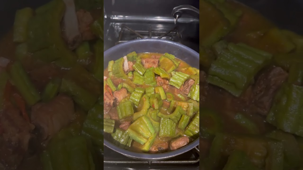 Isda at ampalaya #food  #mukbang  #kain  #video