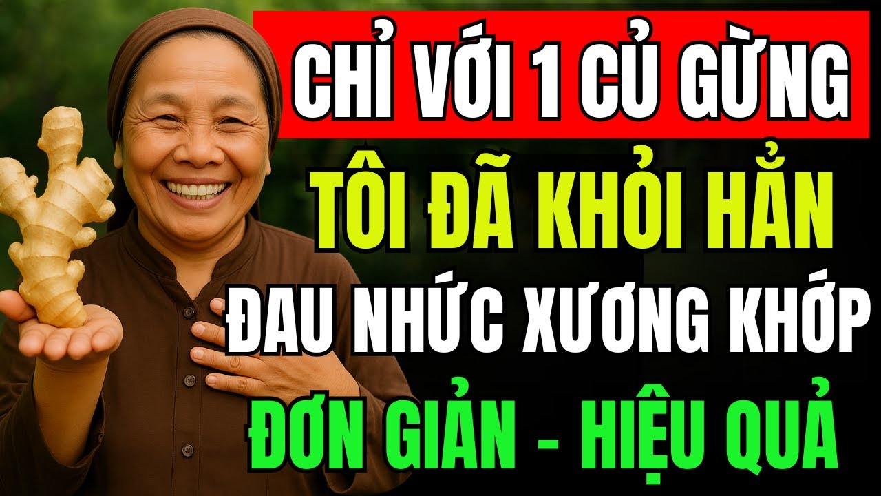 3 Cách Chữa Đau Khớp Gối Bằng Gừng – Vừa Ấm Vừa Giảm Viêm Cực Kì Hiệu Quả Đặc Biệt Là Người Cao Tuổi