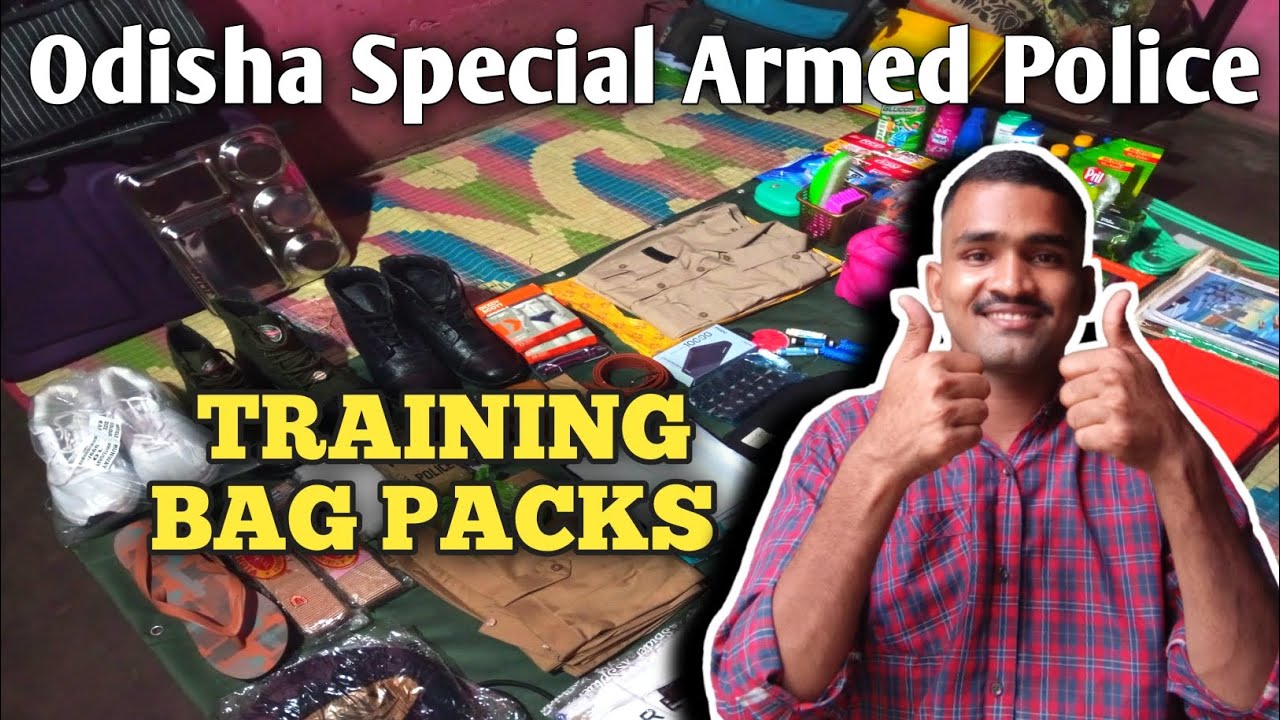 ODISHA SPECIAL ARMED POLICE | Training BagPacks | O.S.A.P Training BagPacks #bracketAshu #osapirb