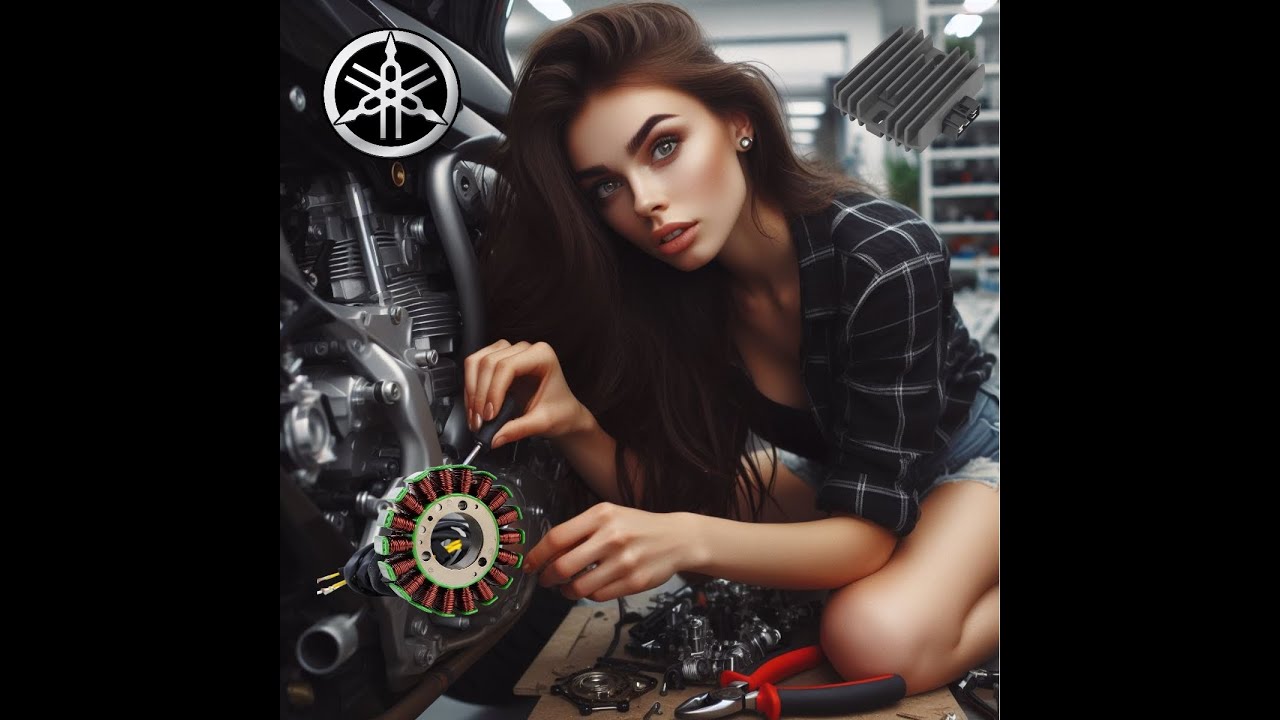 Yamaha FZ6 вмер генератор, не йде заряд (The Yamaha FZ6 generator died, it's not charging.)