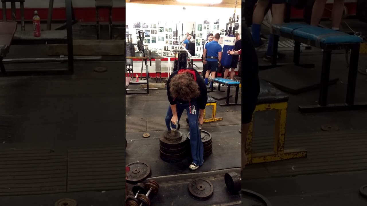 Stevie Shanks Dinnie Stone training 342kg