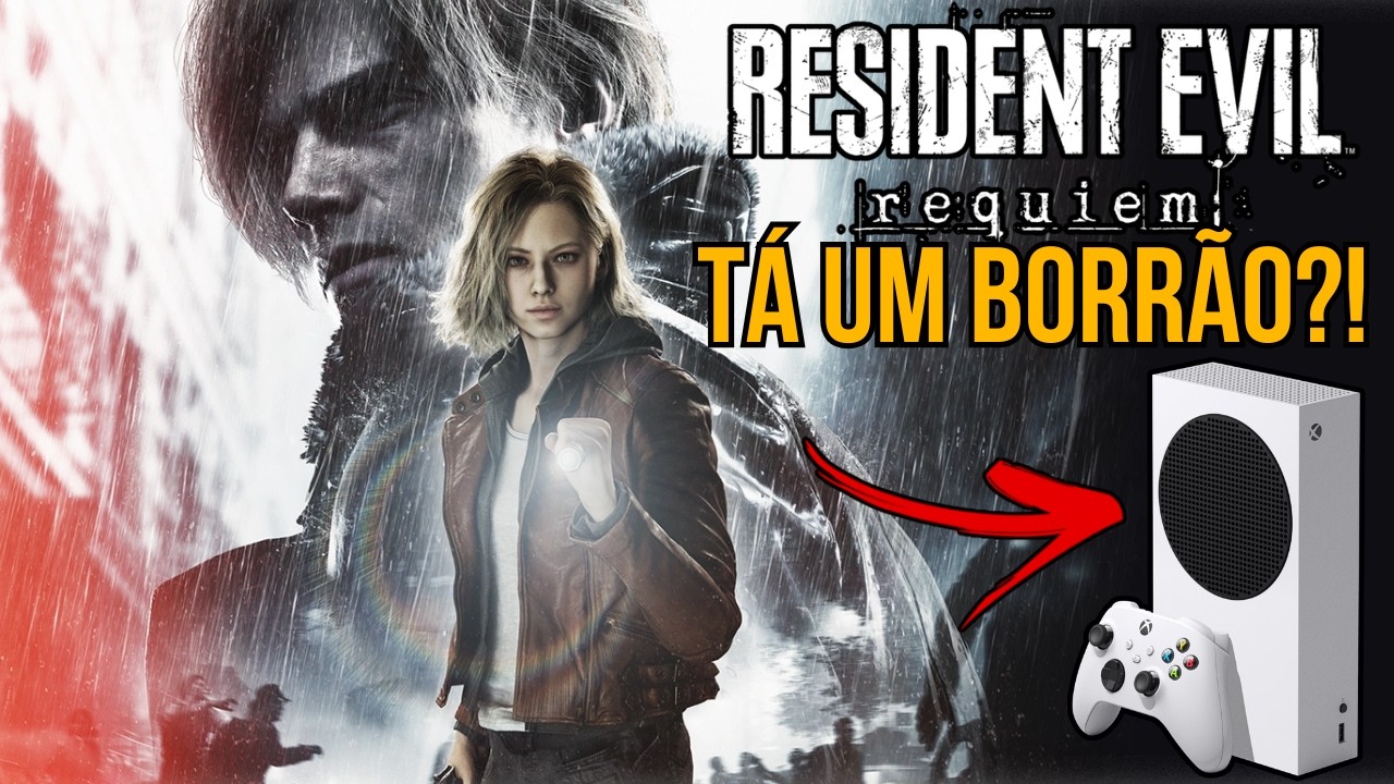 RESIDENT EVIL REQUIEM NO XBOX SERIES S | Tá UM BORRÃO Mesmo ou Tá Bom?!