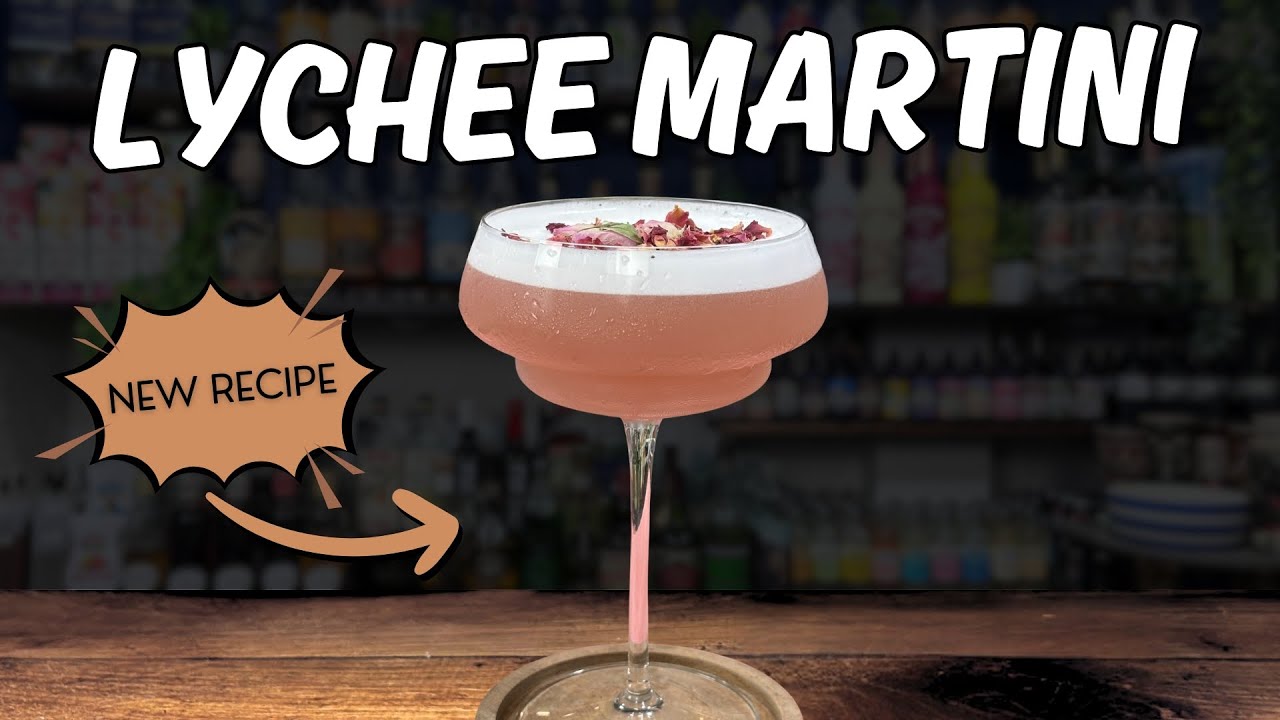 BRAND NEW Lychee Martini cocktail recipe YOU NEED to try in 2025