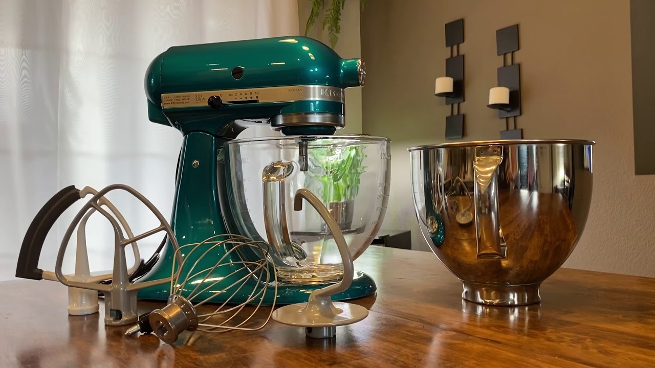 KitchenAid Artisan Design Stand Mixer in Sea Glass - Unboxing