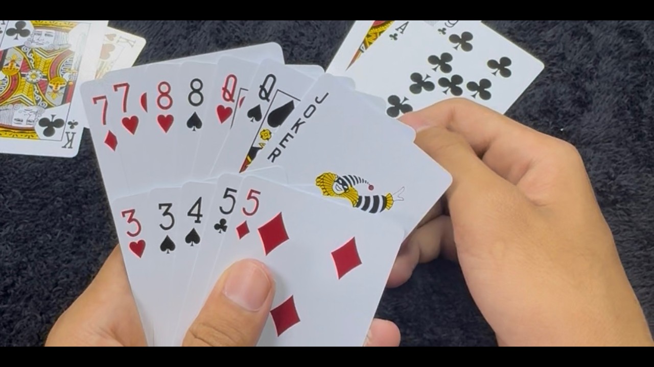 Lunes pa lang, may bakbakan na sa Tongits ♠️ #tongits #viralvideo  #moimoipalagurl