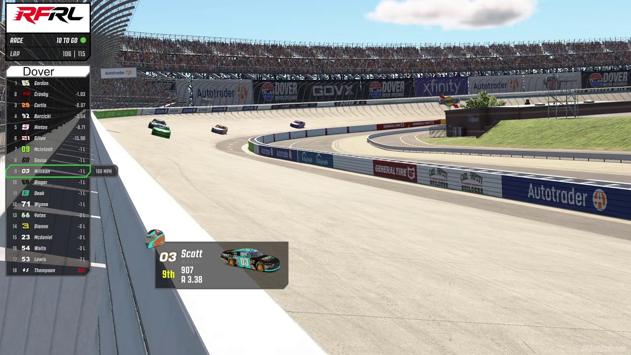 RFRL O'Reilly Series | Season #1 Race #7 From Dover | iRacing