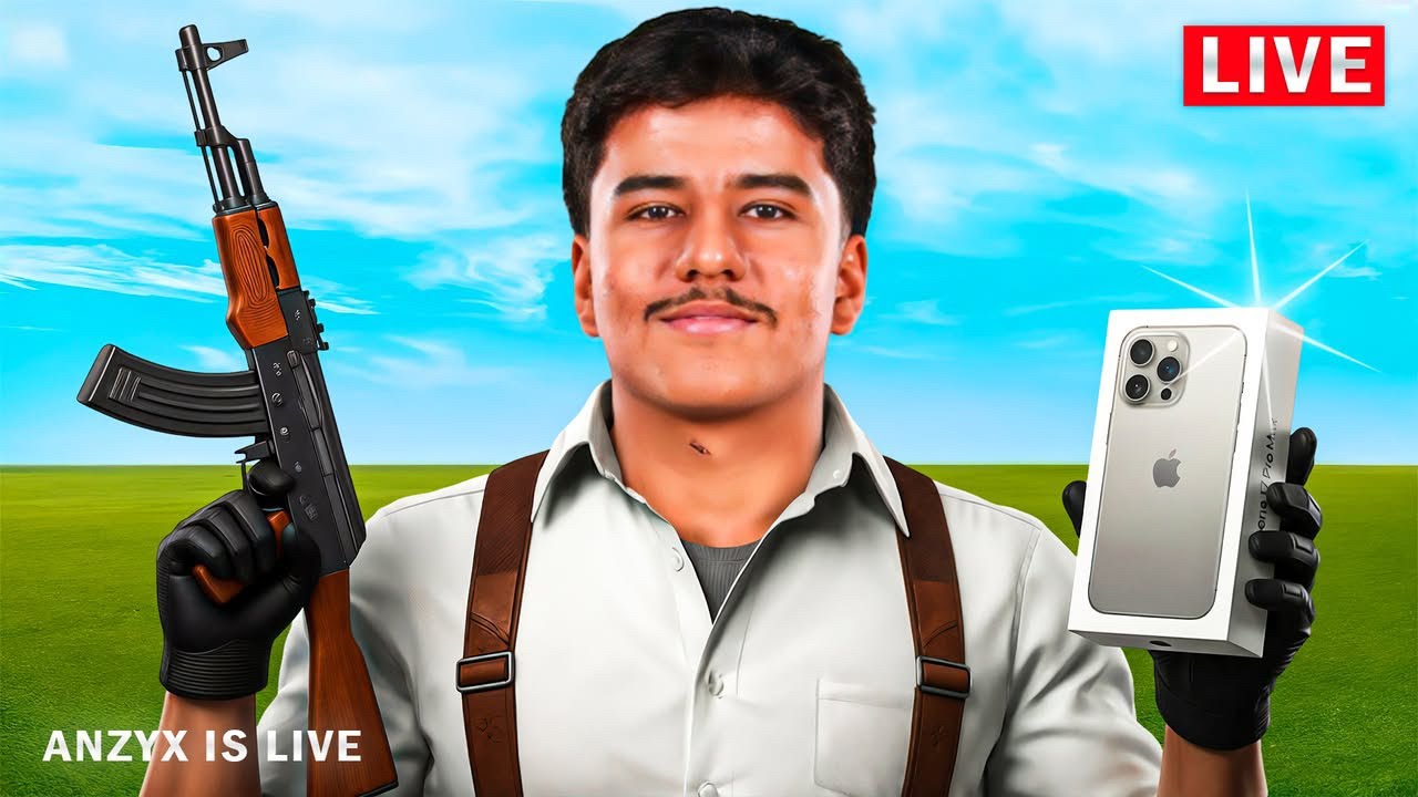 LETS PLAY PUBG . ( 17 pro max giveaway)