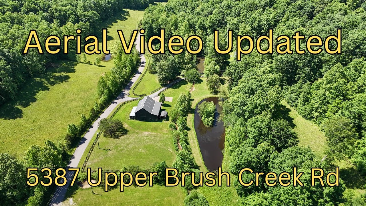 SOLD ! Equine property for sale in Kentucky. Log home on 12 acres.