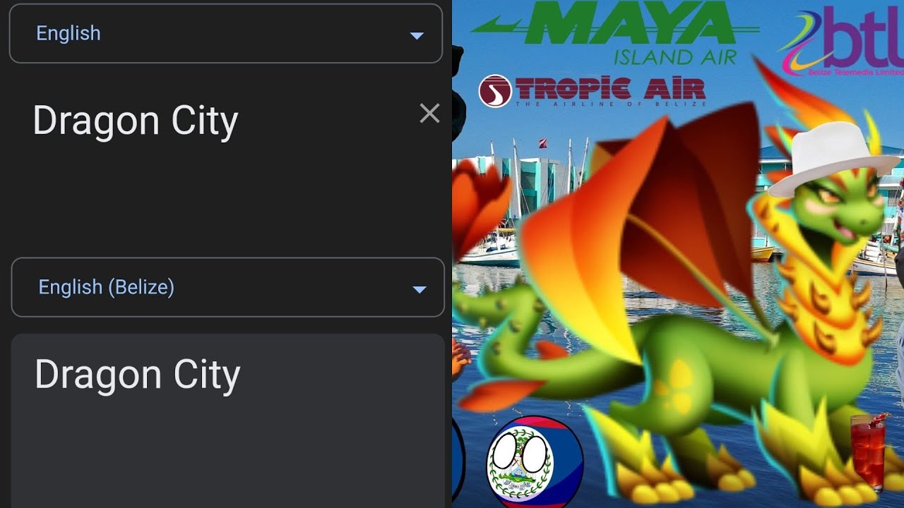 Dragon City in Different Languages Meme