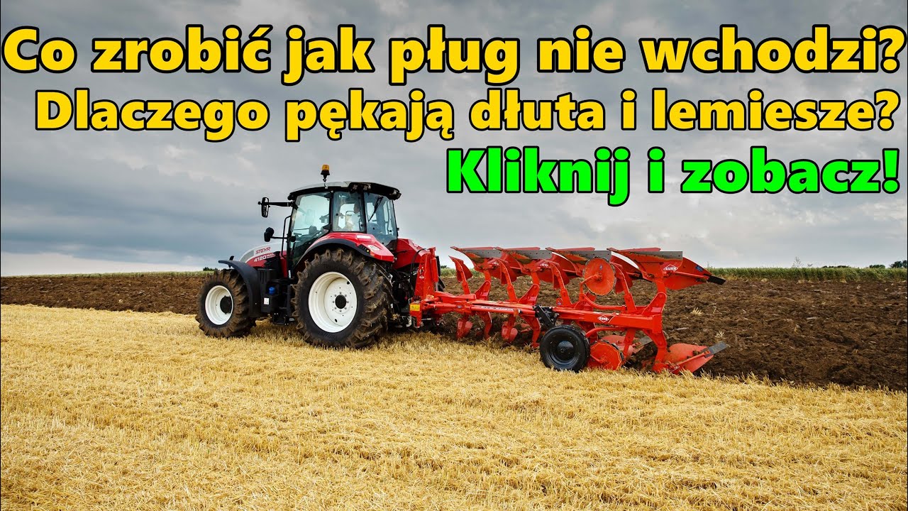 Pług kuhn nie wchodzi... te rozwiązanie może pomóc | Pękające dłuta | przygotowanie do orki 2021