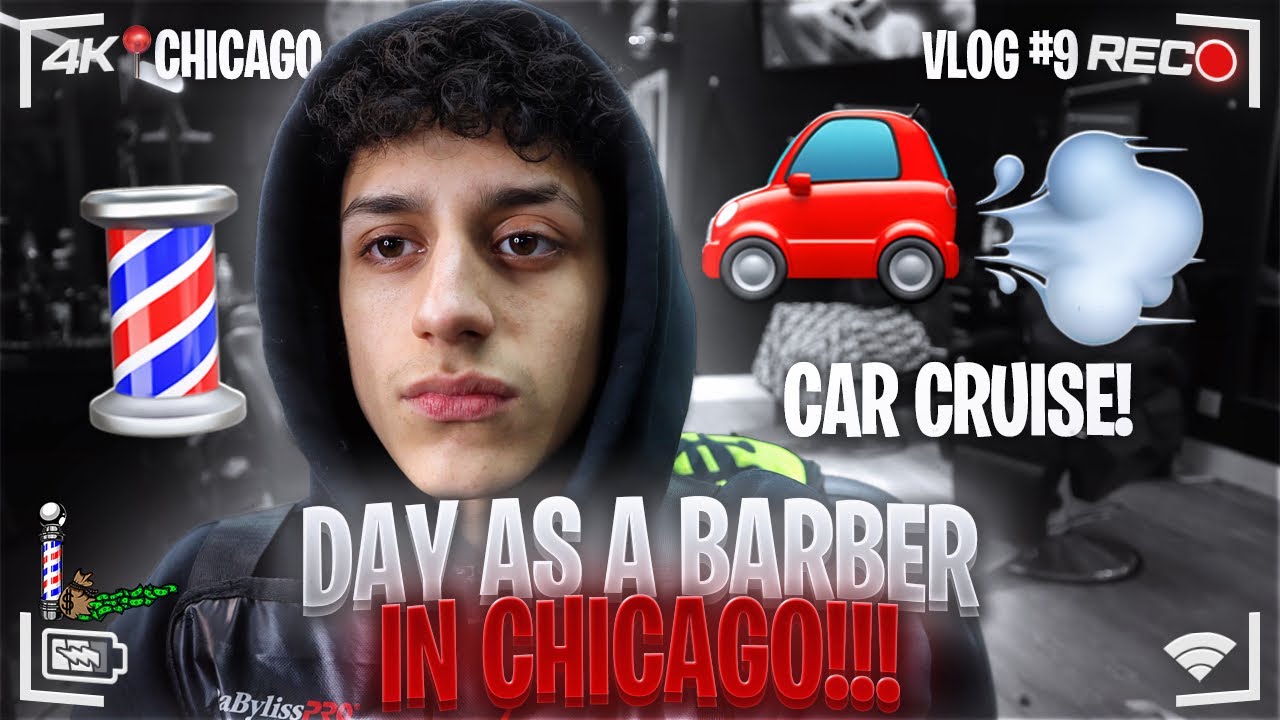 Day As A Barber In Chicago 📍 (Vlog #9)