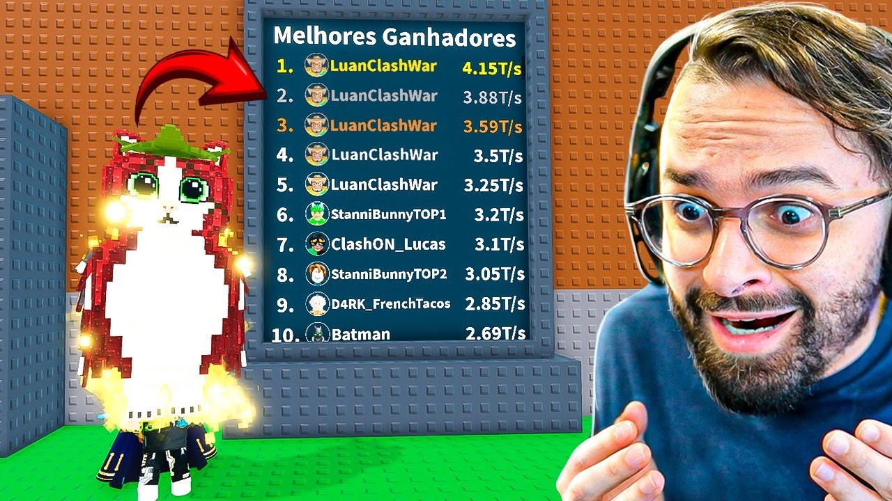 BUGUEI O TOP 10 do BRAINROT com UMA CONTA SECUNDÁRIA 😱🔥