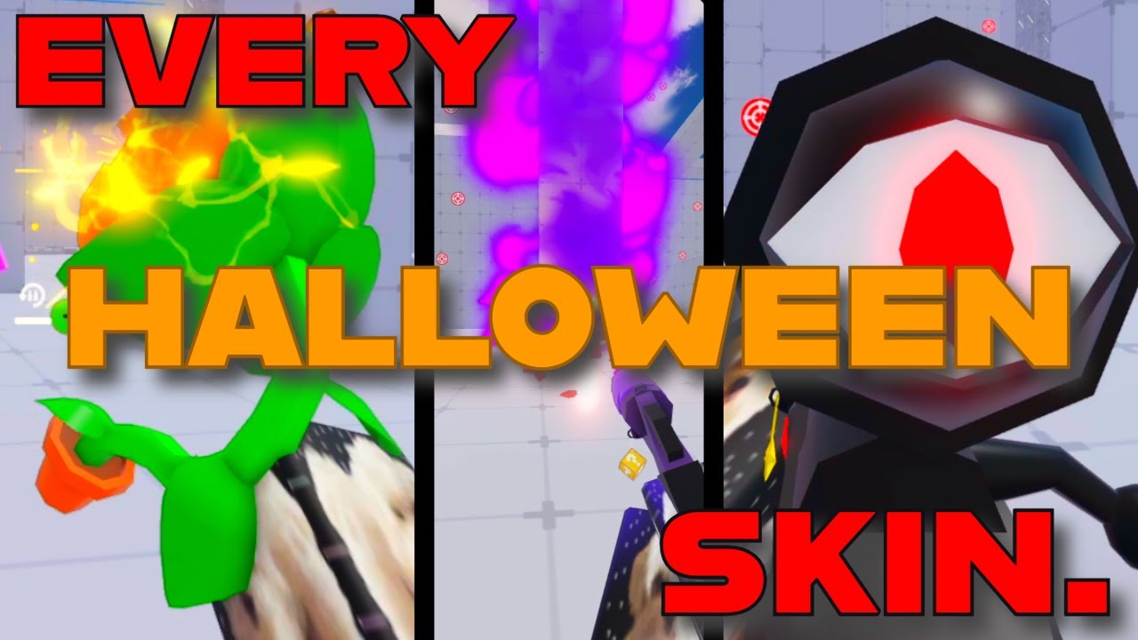 [OUTDATED] EVERY HALLOWEEN SKIN + ANIMATION In Roblox Rivals 😱