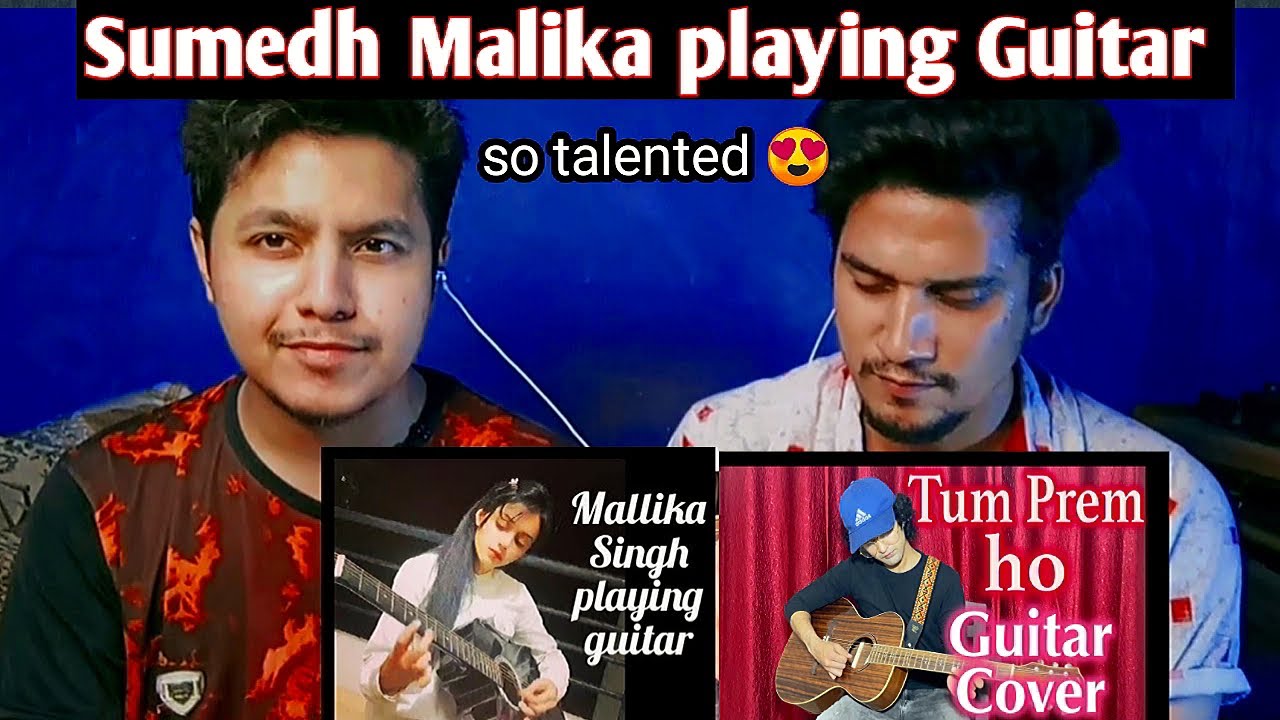 Pakistani reacts to sumedh mudgalkar and mallika singh Playing guitar | Dab Reaction