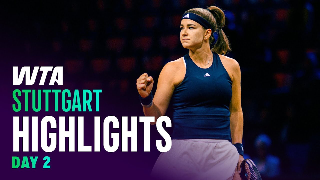 Day 2 in Stuttgart with Muchova, Fernandez, Lys & more | WTA Match Highlights