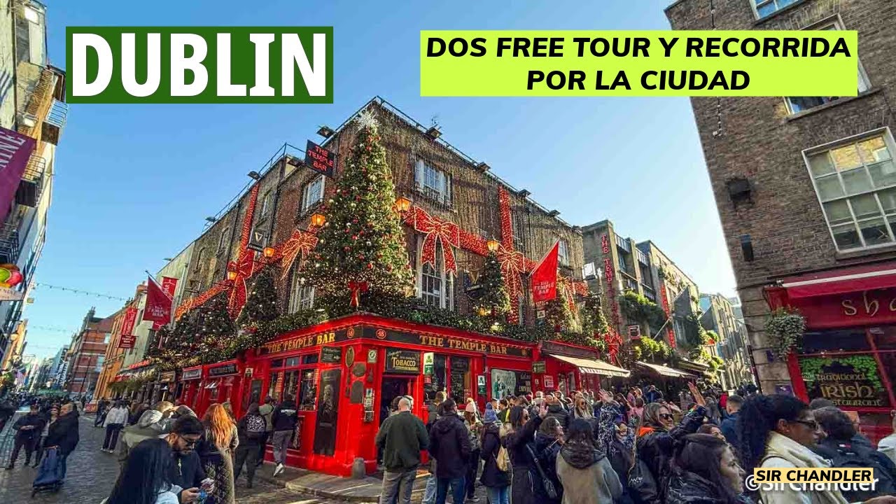 DUBLIN: PASEO Y DOS FREE TOURS POR LA CIUDAD ☘️ 🇮🇪