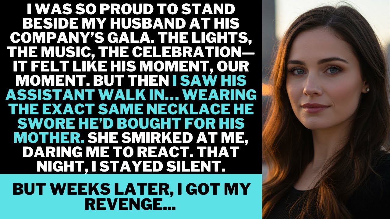 At the Gala, His Assistant Smirked at Me — Wearing the Gift He Swore Was For His Mother...