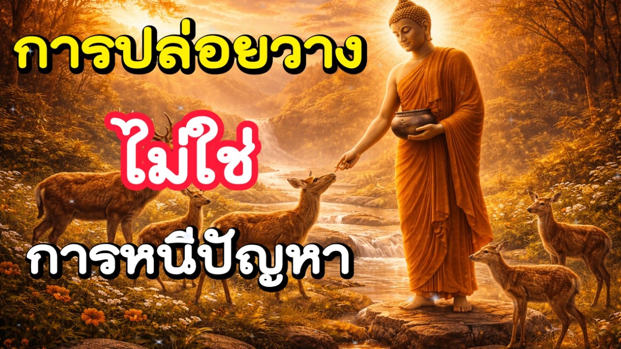 การปล่อยวาง ไม่ใช่การหนีปัญหา | ฟังธรรมก่อนนอน , ฟังธรรมสอนใจ | Ep.45