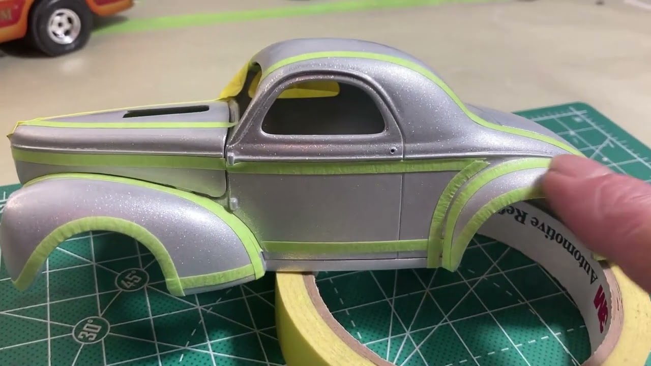 How I Start a Paint Job on a Model Car Willys Gasser With Automotive Paints