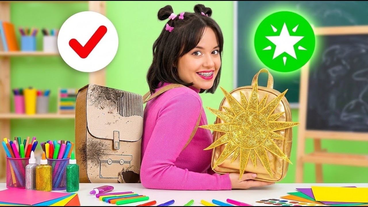TIPS FOR COLORFUL GOOD vs BAD SCHOOL ART || Smart Hacks for Crafty Parents by 123 GO! GLOBAL