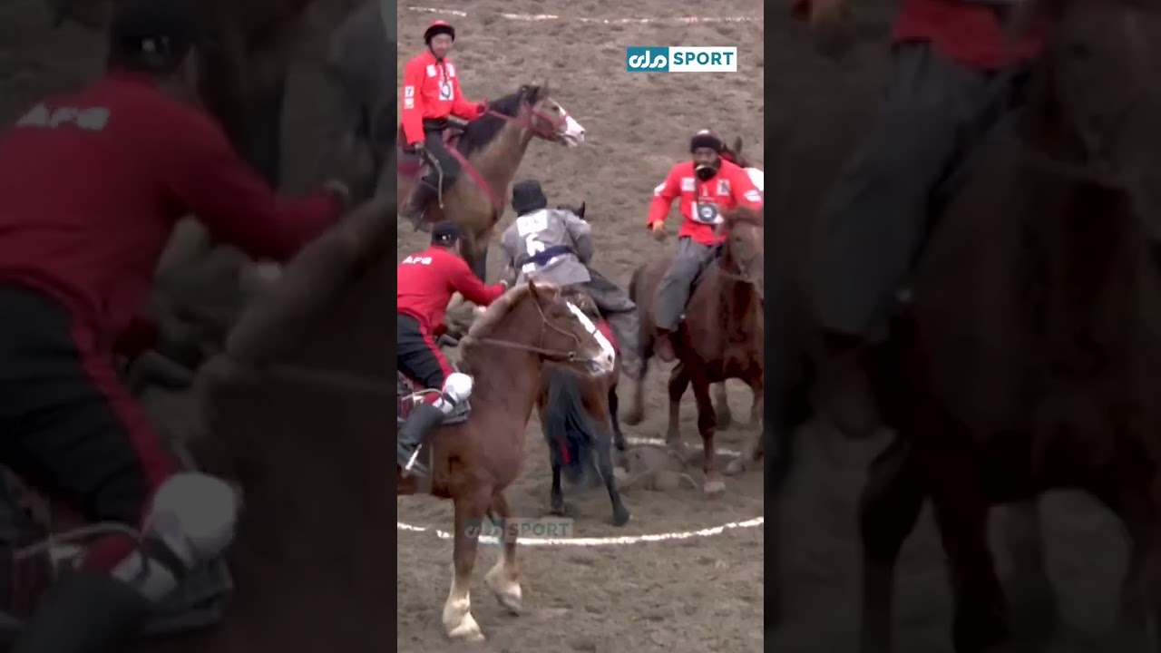 هنر نمایی پهلوان داستان رسولانوف در مقابل تیم سرپل #RTASport#buzkashi#MazariSharif