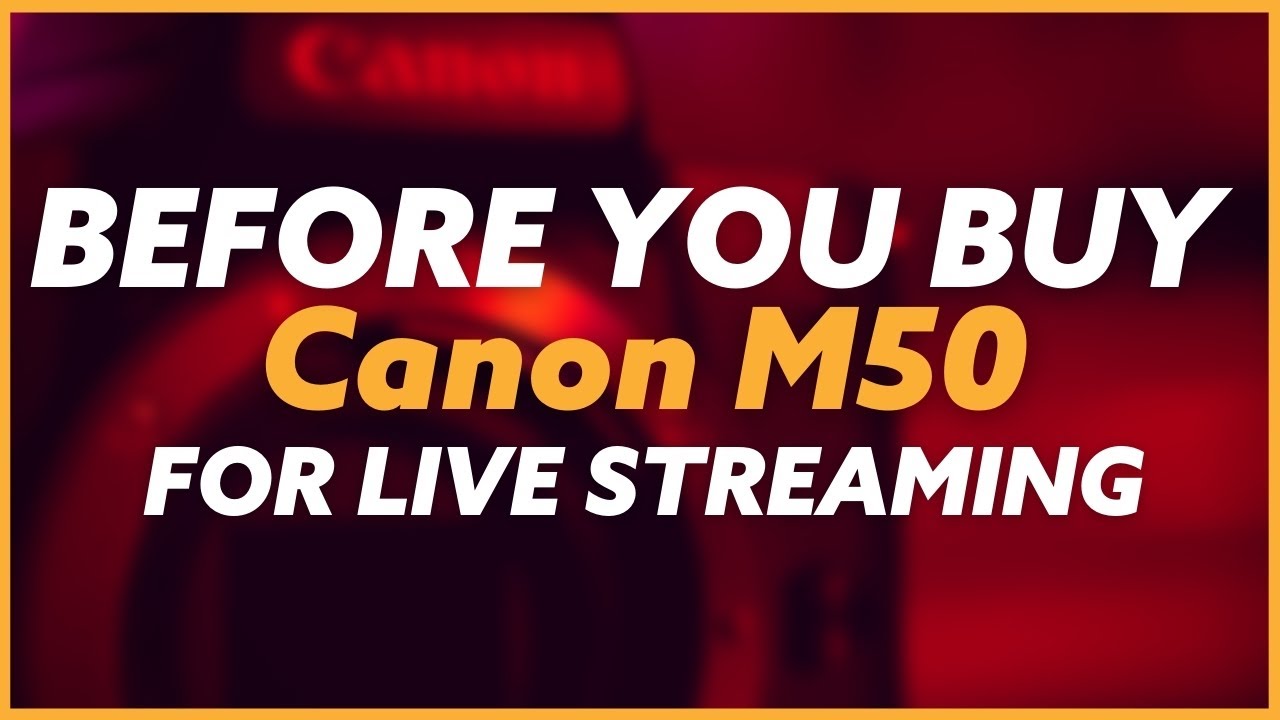 Does the Canon M50 have clean HDMI out? | Problems Live Streaming HDMI vs USB