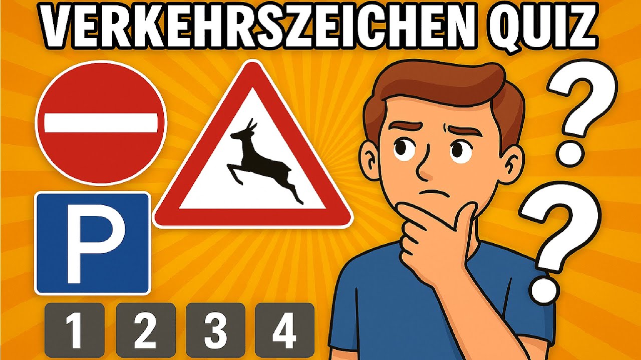 WIE GUT KENNEN SIE DEUTSCHE VERKEHRSZEICHEN? | VERKEHRSZEICHEN-QUIZ🚦