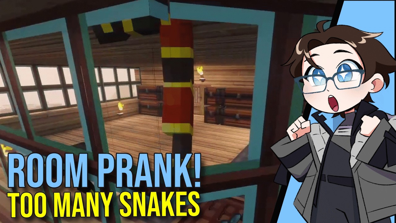 I Filled His Room With Snakes & He Didn't Notice... | Minecraft Cobblemon