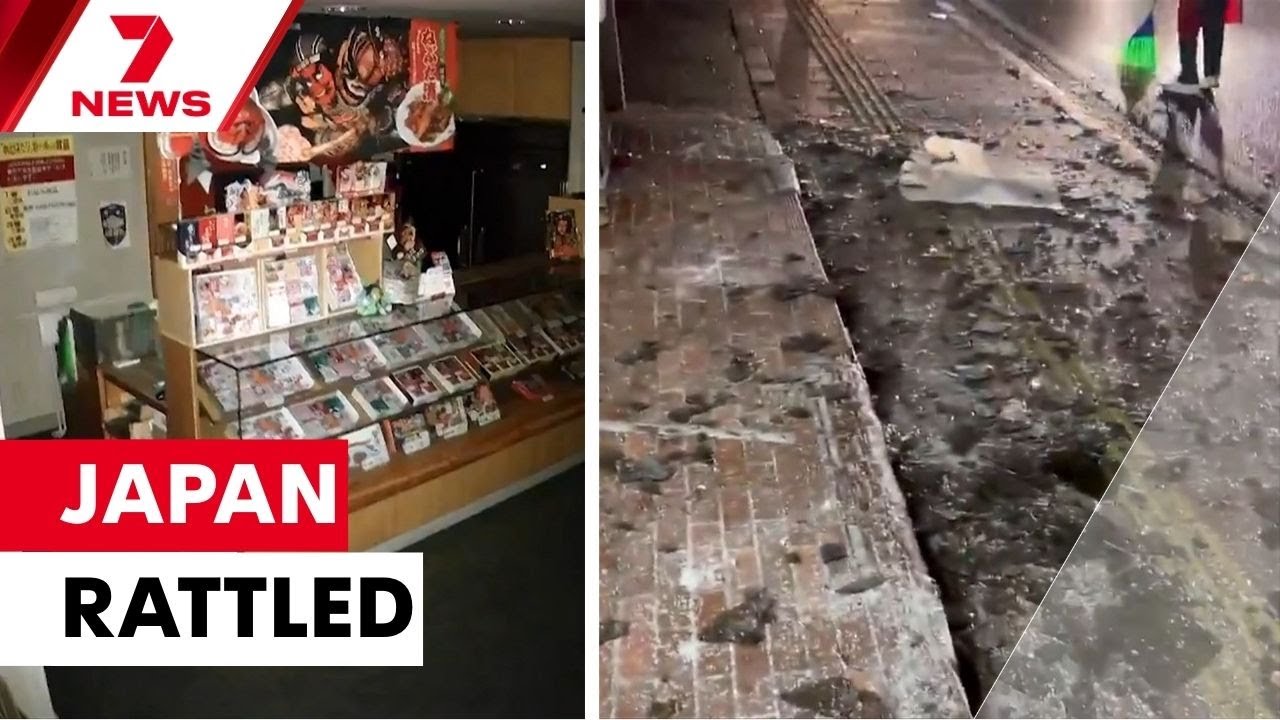 Japan rocked as major earthquake reaches Tokyo | 7NEWS