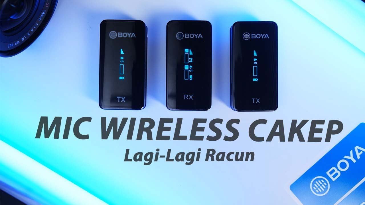 Gokil!!! Cakep Banget Nih Wireless Clip On Mic Murah | Boya BY-XM6