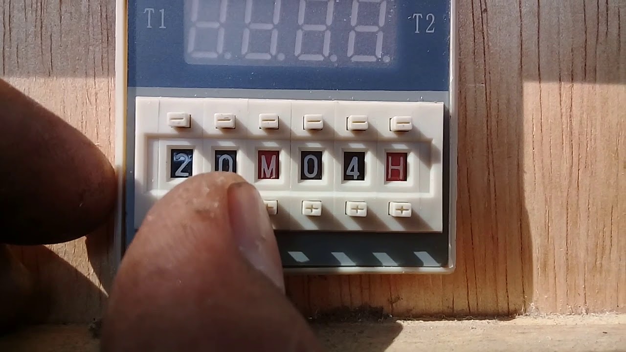 cara  setting timer dh48s-s