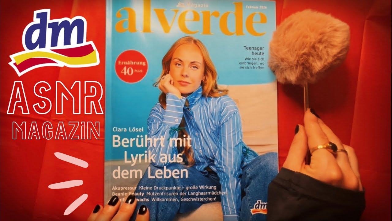 ASMR DEUTSCH: Ultimative Entspannung mit Paper Sounds & Crinkles | dm Magazin Blättern & Tracing