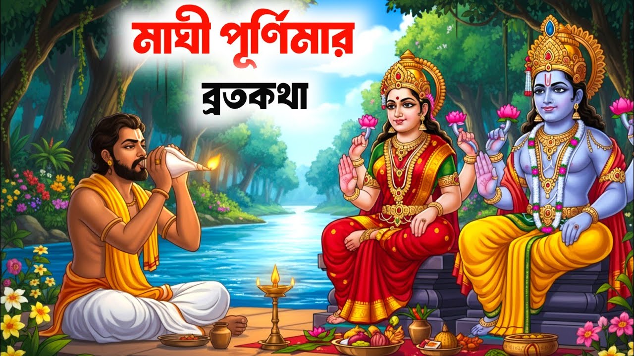 মাঘী পূর্ণিমায় এই ব্রত কথাটি শুনুন, সব পাপ ধুয়ে যাবে | Magh Purnima Vrat Katha | Magh Purnima 2026