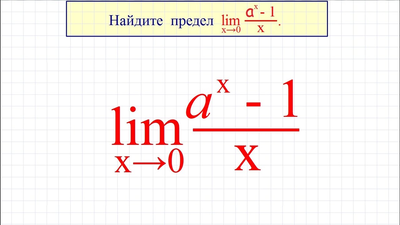Вычисление пределов #3