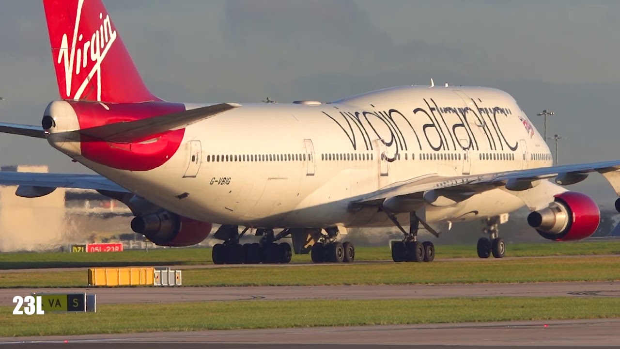 747 G-VBIG Tinker Belle Retires Virgin Atlantic Airways VS76 Orlando To Manchester 29/10/2019
