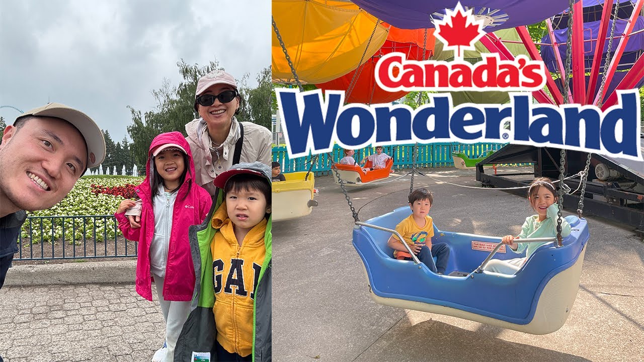 캐나다 원더랜드 가족 나들이 - Canada's Wonderland | 캐나다 육아 브이로그