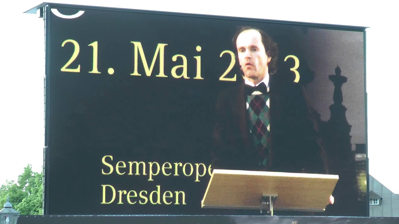 Olaf Schubert trifft Richard Wagner - live auf dem Theaterplatz in Dresden