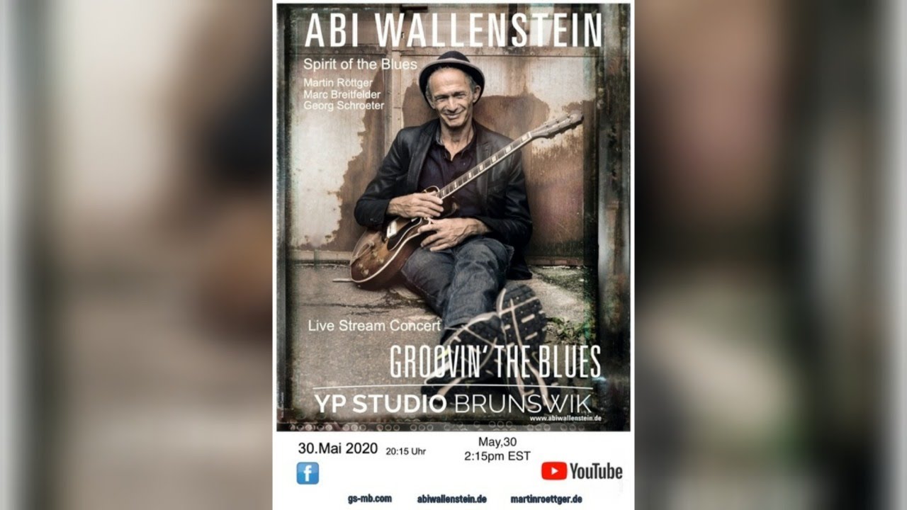 Abi Wallenstein's Spirit of the Blues LIVE STREAM CONCERT