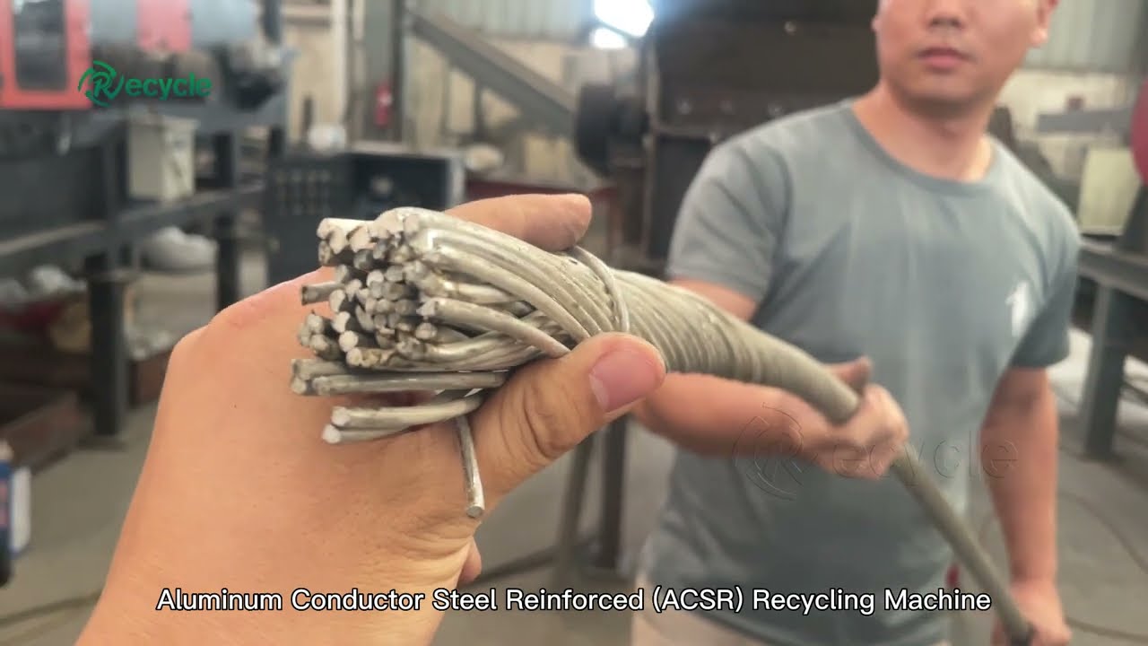 ACSR Cable Recycling Machine | Aluminum Conductor Steel Reinforced