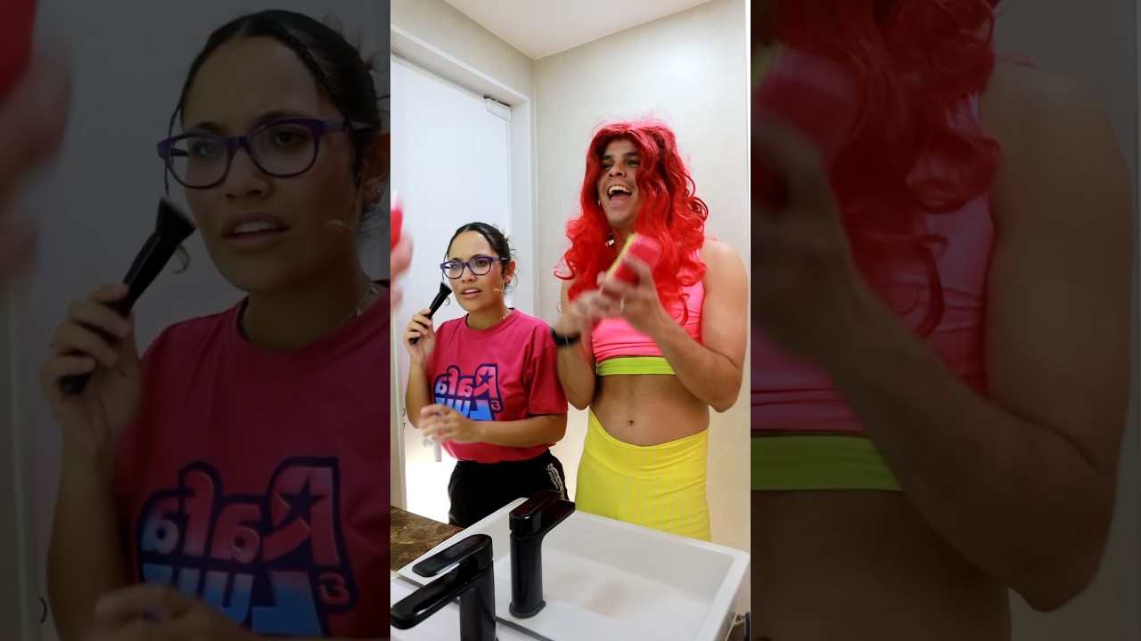 QUANDO VOC&Ecirc; SEGURA A ESCOVA DA SUA NAMORADA! #shorts