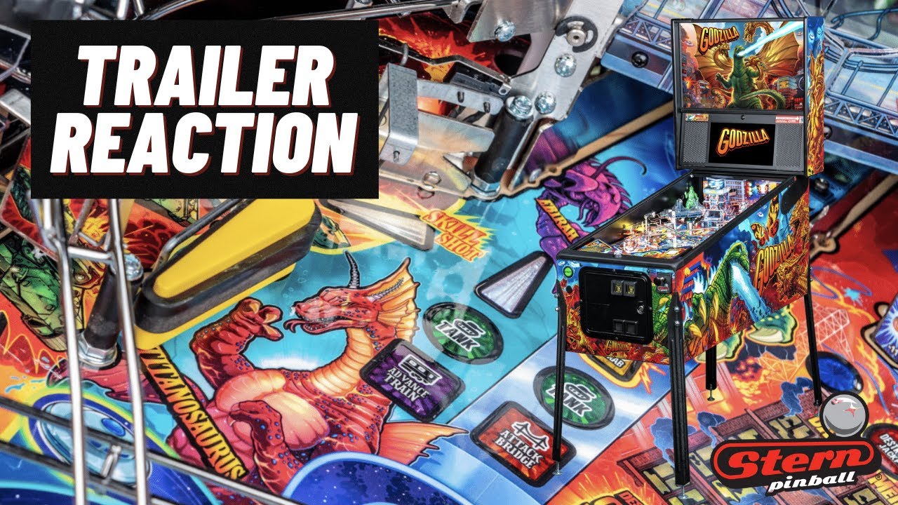 Stern Pinball Godzilla Trailer REACTION
