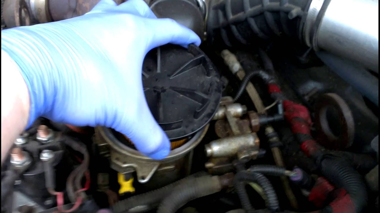 1996 Powerstroke Fuel Filter and Oil Change