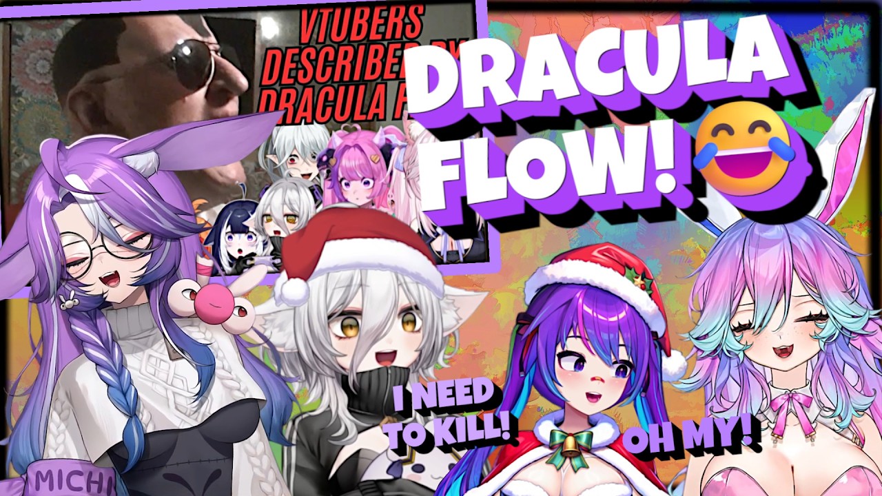 Dracula Flow NAILS Michi, Cotton, Melody & Henya 😂🔥