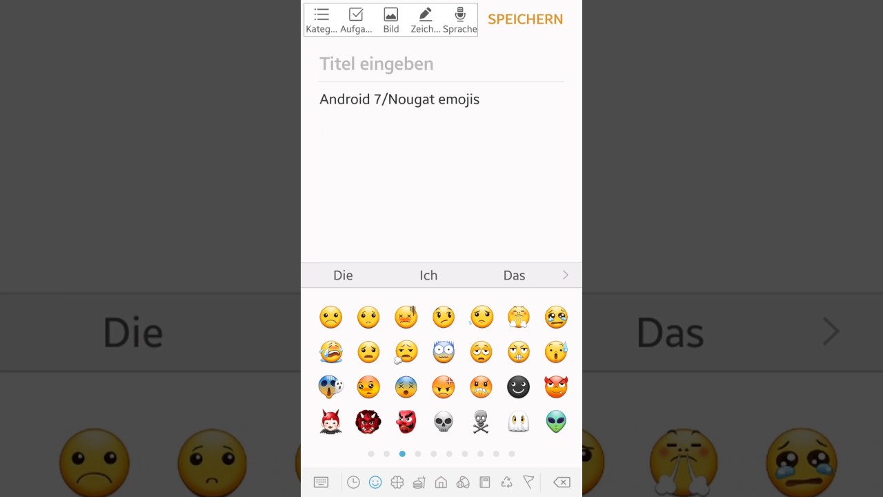 Android 7/Nougat emojis for Samsung