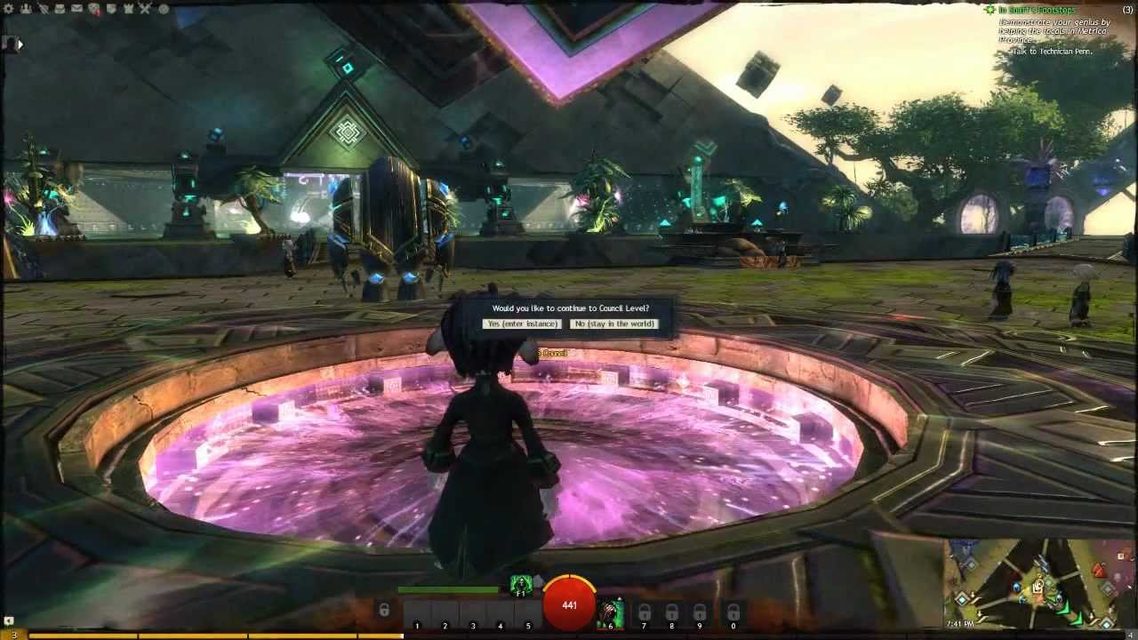 Guild Wars 2 - How to get to Arcane Council in Rata Sum