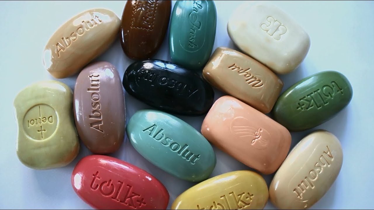 ASMR soap | Dry Soap Cutting | Лакированное мыло | Video relax # 493